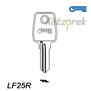 Errebi 020 - klucz surowy - LF25R